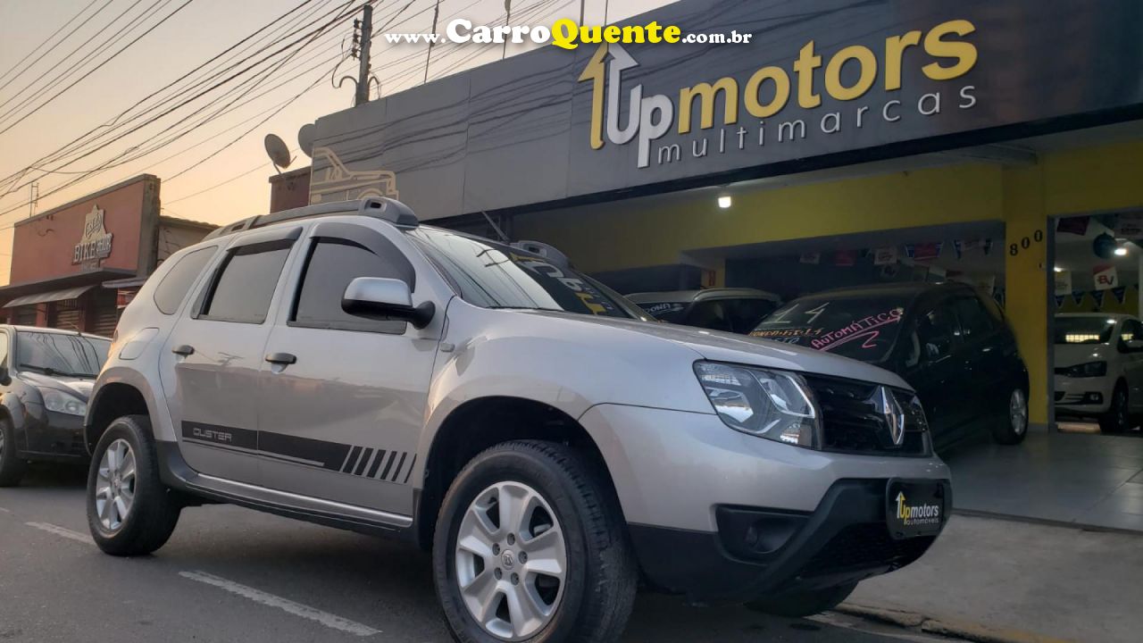 RENAULT   DUSTER EXPRESSION 1.6 HI-FLEX 16V MEC.   PRATA 2016 1.6 FLEX - Loja