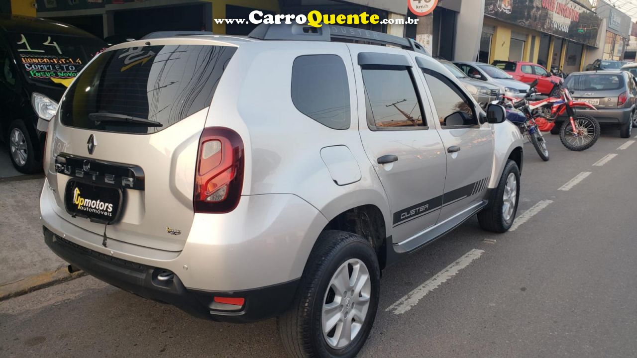 RENAULT   DUSTER EXPRESSION 1.6 HI-FLEX 16V MEC.   PRATA 2016 1.6 FLEX - Loja