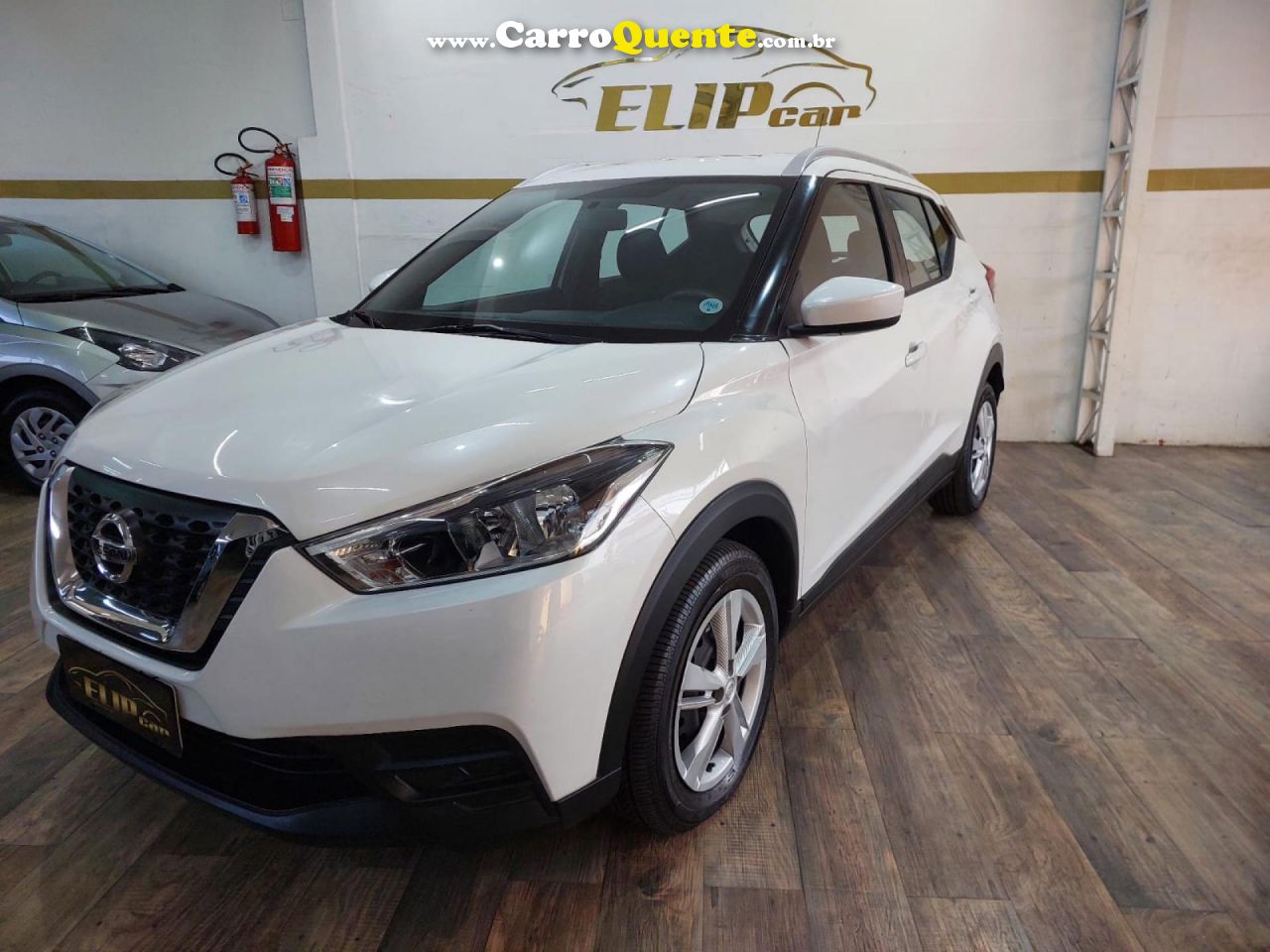 NISSAN   KICKS S DIRECT 1.6 16V FLEX 5P AUT.   BRANCO 2019 1.6 FLEX - Loja