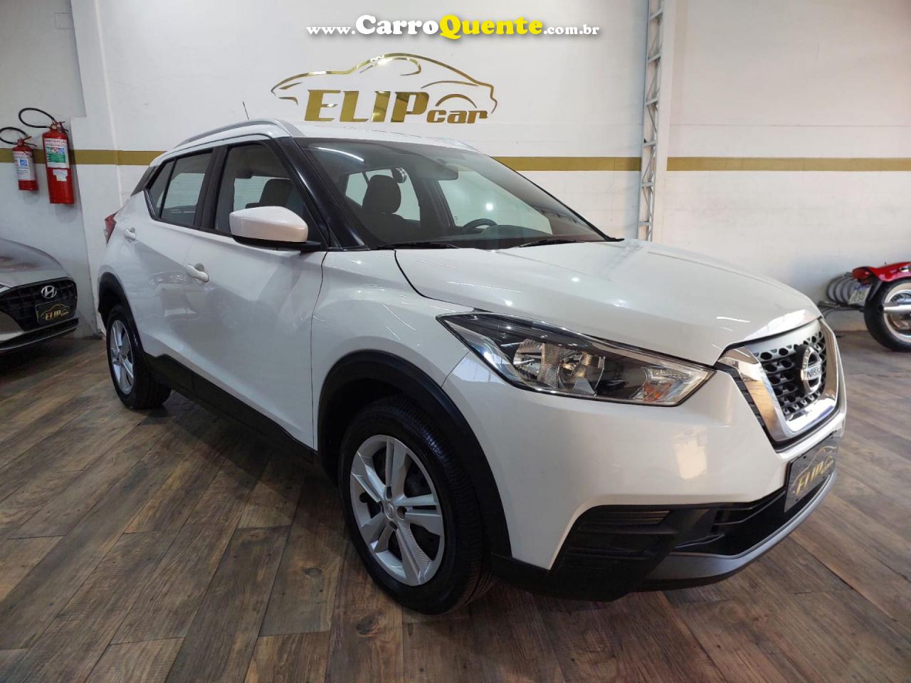 NISSAN   KICKS S DIRECT 1.6 16V FLEX 5P AUT.   BRANCO 2019 1.6 FLEX - Loja