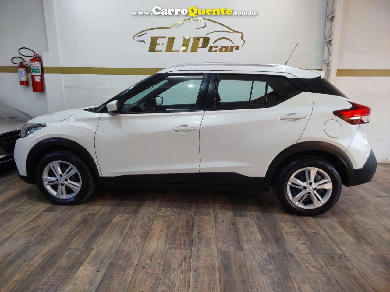 NISSAN   KICKS S DIRECT 1.6 16V FLEX 5P AUT.   BRANCO 2019 1.6 FLEX - Loja