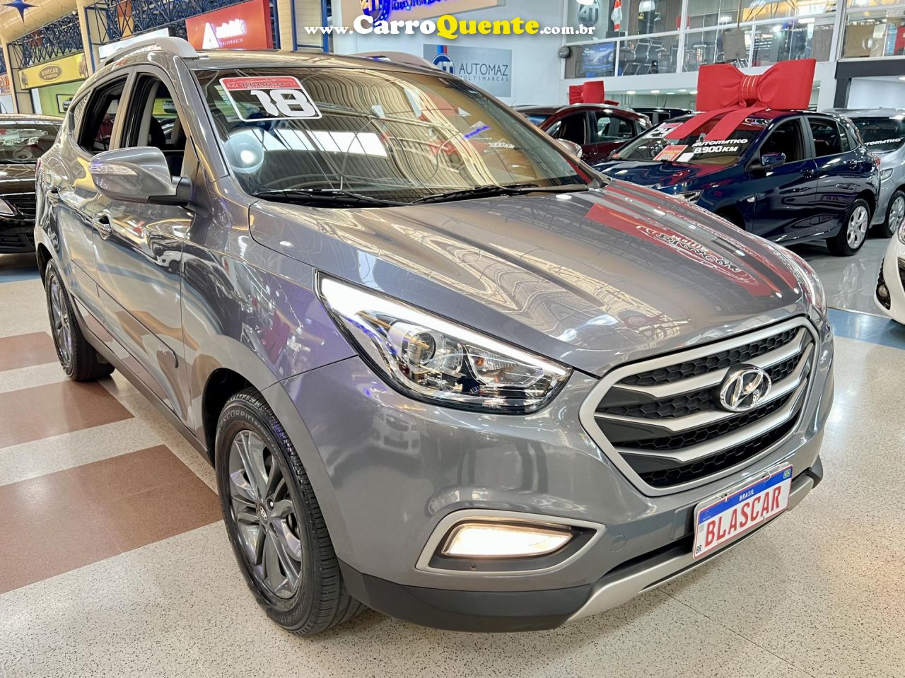 HYUNDAI   IX35 GL 2.0 16V 2WD FLEX AUT.   CINZA 2018 2.0 FLEX - Loja