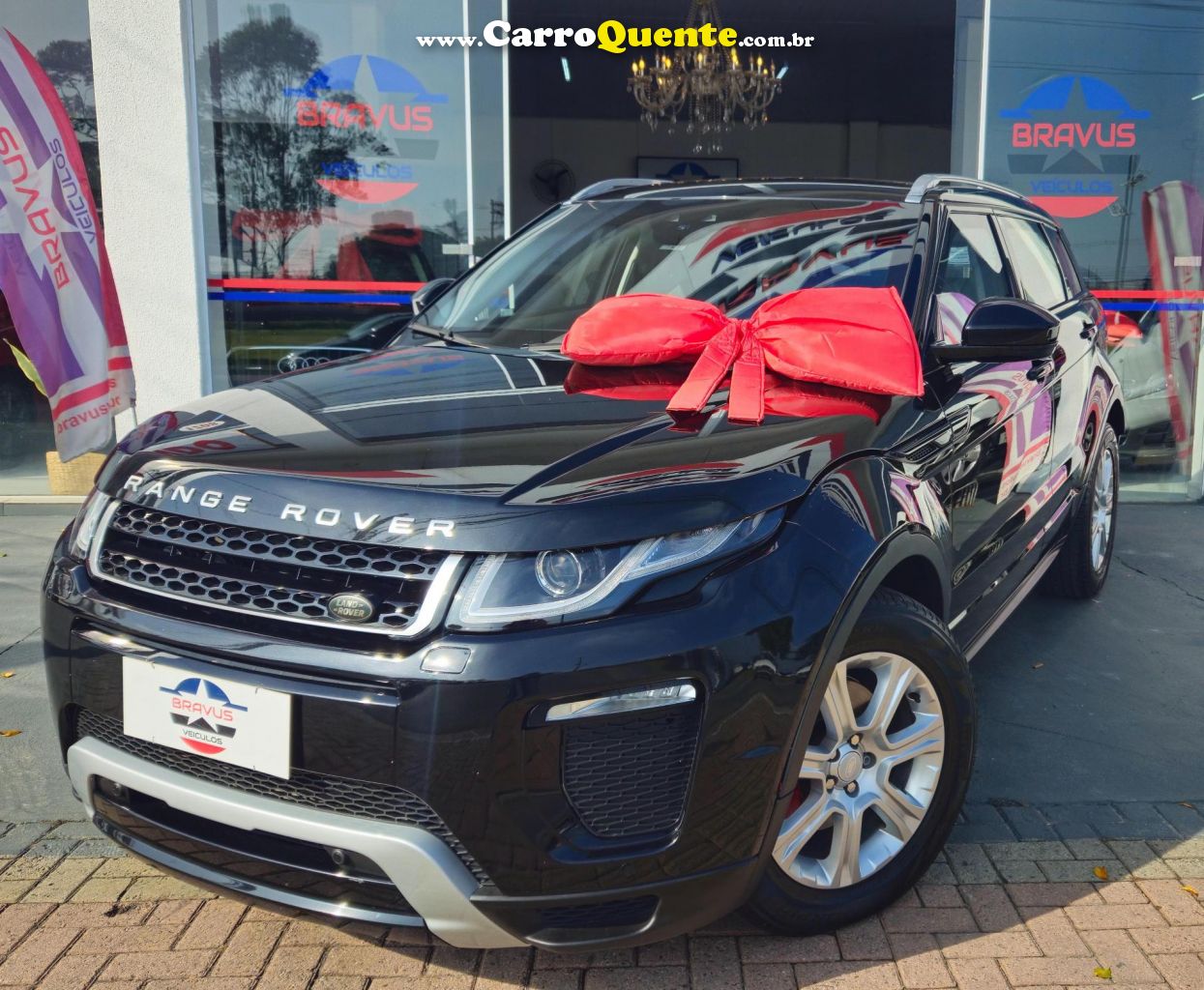 LAND ROVER   RANGE R.EVOQUE SI4 SE 2.0 AUT.5PFLEX   PRETO 2017 2.0 GASOLINA - Loja