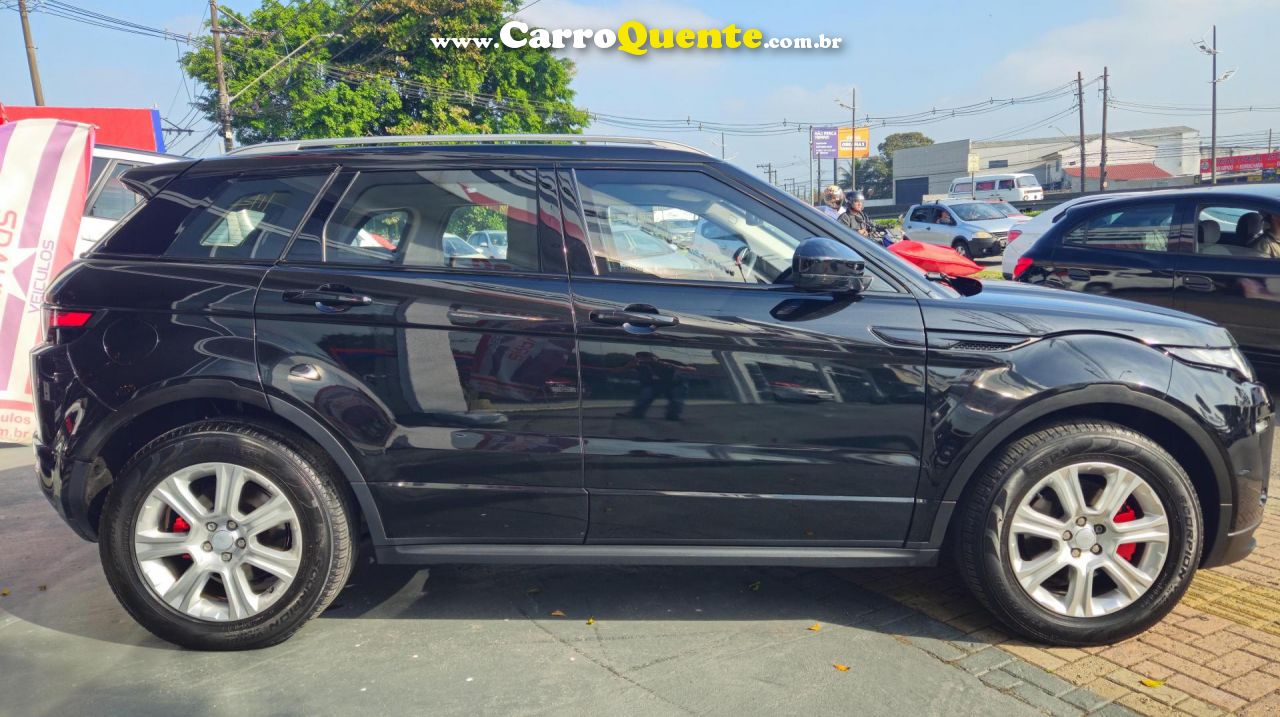 LAND ROVER   RANGE R.EVOQUE SI4 SE 2.0 AUT.5PFLEX   PRETO 2017 2.0 GASOLINA - Loja