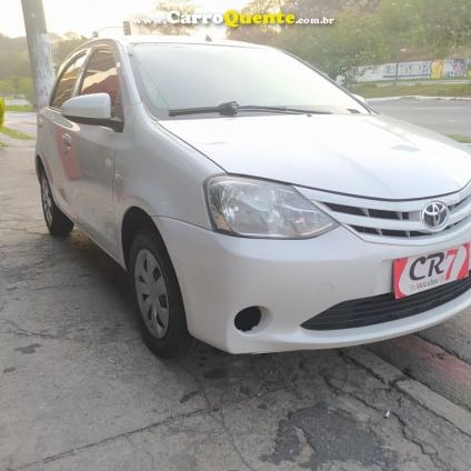 TOYOTA   ETIOS X 1.3 FLEX 16V 5P MEC.   BRANCO 2015 1.3 FLEX