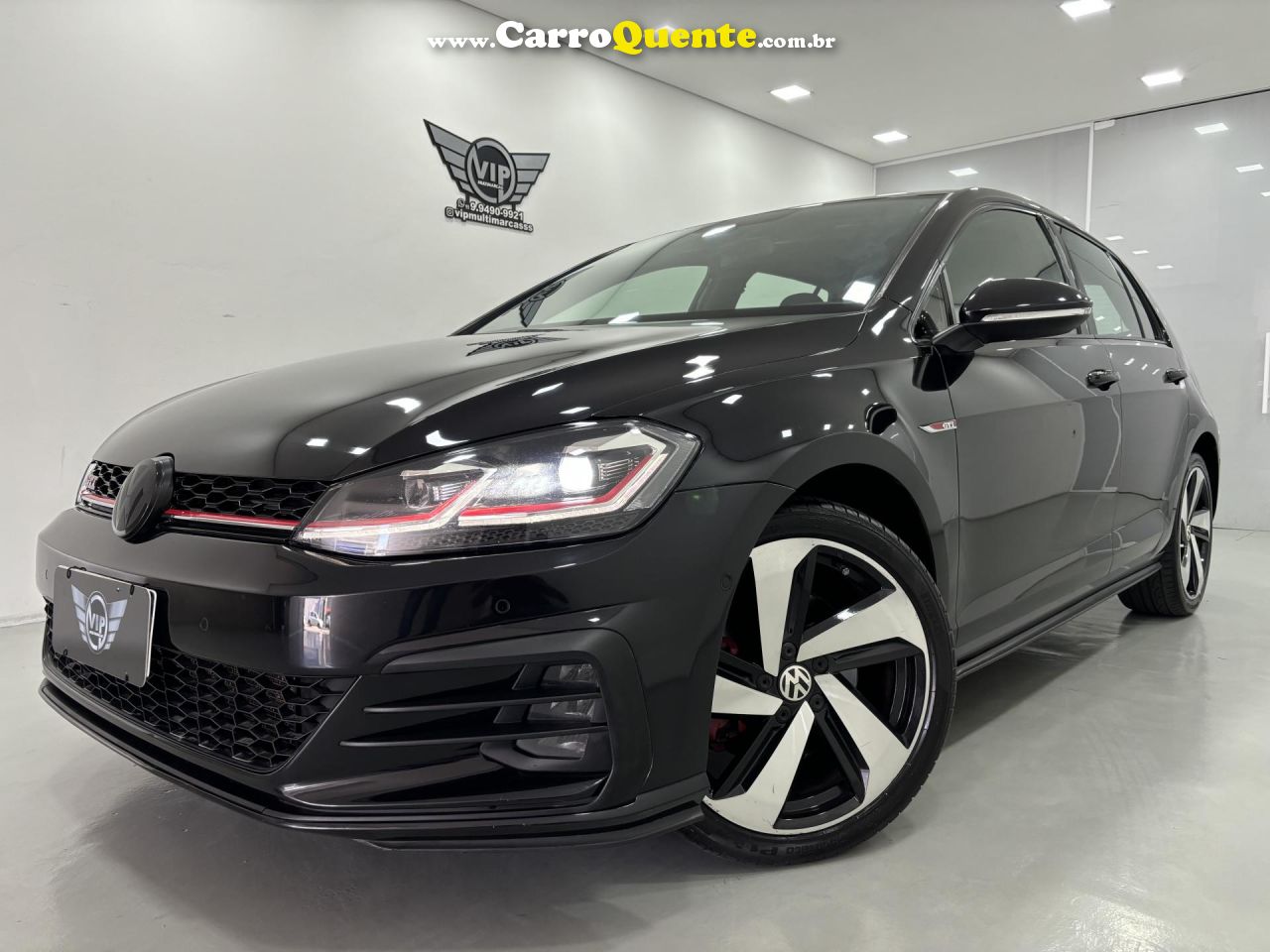 VOLKSWAGEN   GOLF GTI 350 TSI 2.0 230CV 16V AUT.   PRETO 2018 2.0 GASOLINA - Loja