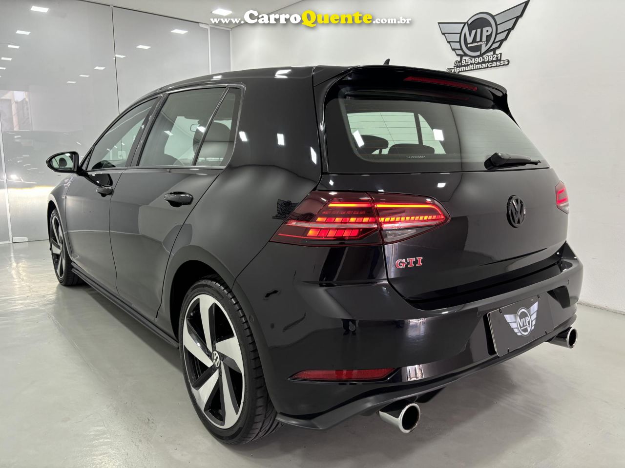 VOLKSWAGEN   GOLF GTI 350 TSI 2.0 230CV 16V AUT.   PRETO 2018 2.0 GASOLINA - Loja