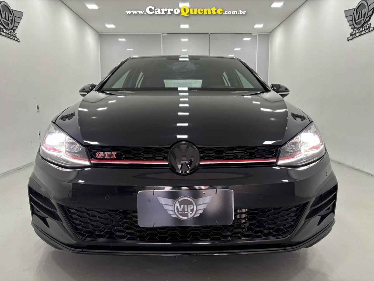 VOLKSWAGEN   GOLF GTI 350 TSI 2.0 230CV 16V AUT.   PRETO 2018 2.0 GASOLINA - Loja