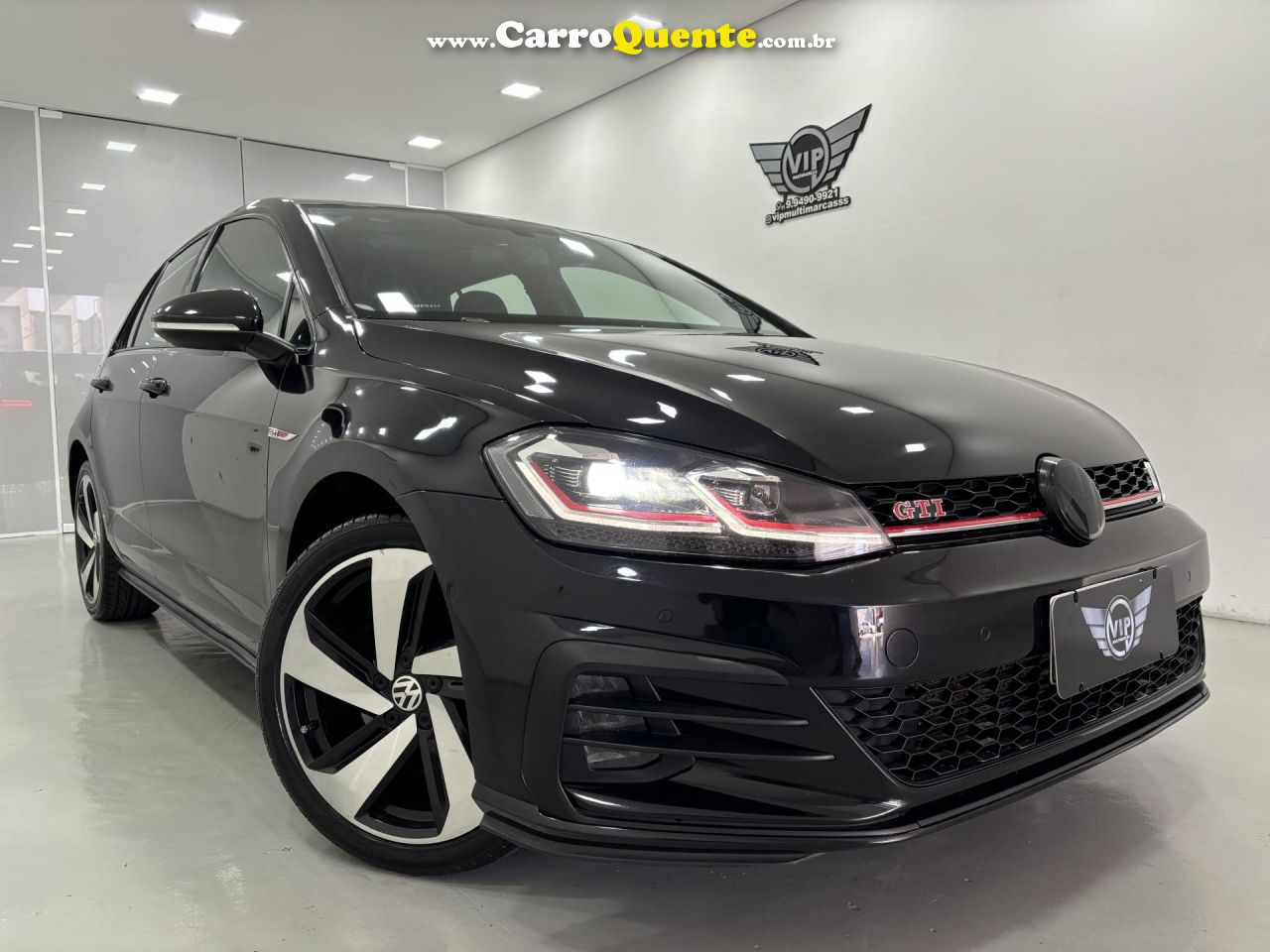 VOLKSWAGEN   GOLF GTI 350 TSI 2.0 230CV 16V AUT.   PRETO 2018 2.0 GASOLINA - Loja