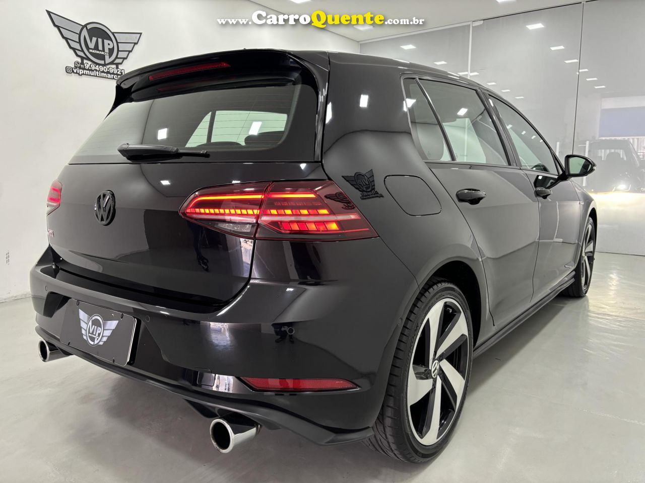 VOLKSWAGEN   GOLF GTI 350 TSI 2.0 230CV 16V AUT.   PRETO 2018 2.0 GASOLINA - Loja