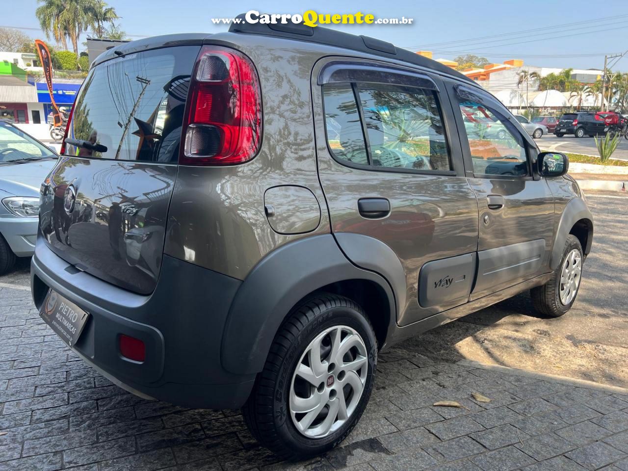 FIAT   UNO WAY CELEB. 1.0 EVO FIRE FLEX 8V 5P   CINZA 2013 1.0 FLEX - Loja