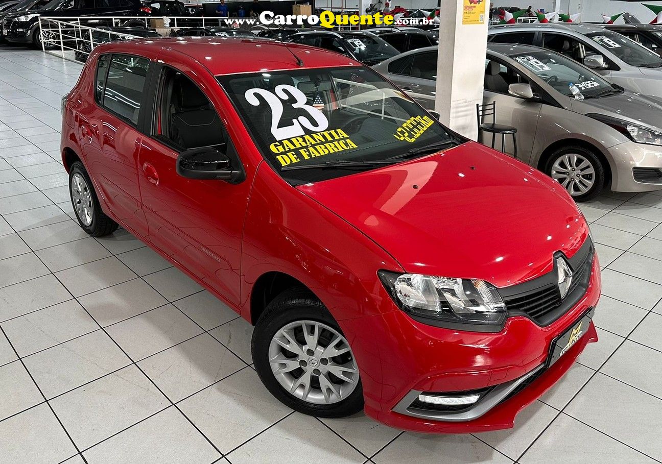 Sandero S Edition 1.0 Flex 2023 - Garantia de Fabrica - Loja