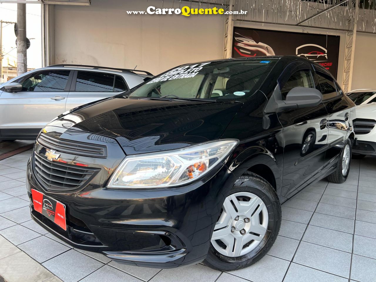 CHEVROLET   PRISMA SED. JOY LS 1.0 8V FLEXPOWER 4P   PRETO 2017 1.0 FLEX - Loja