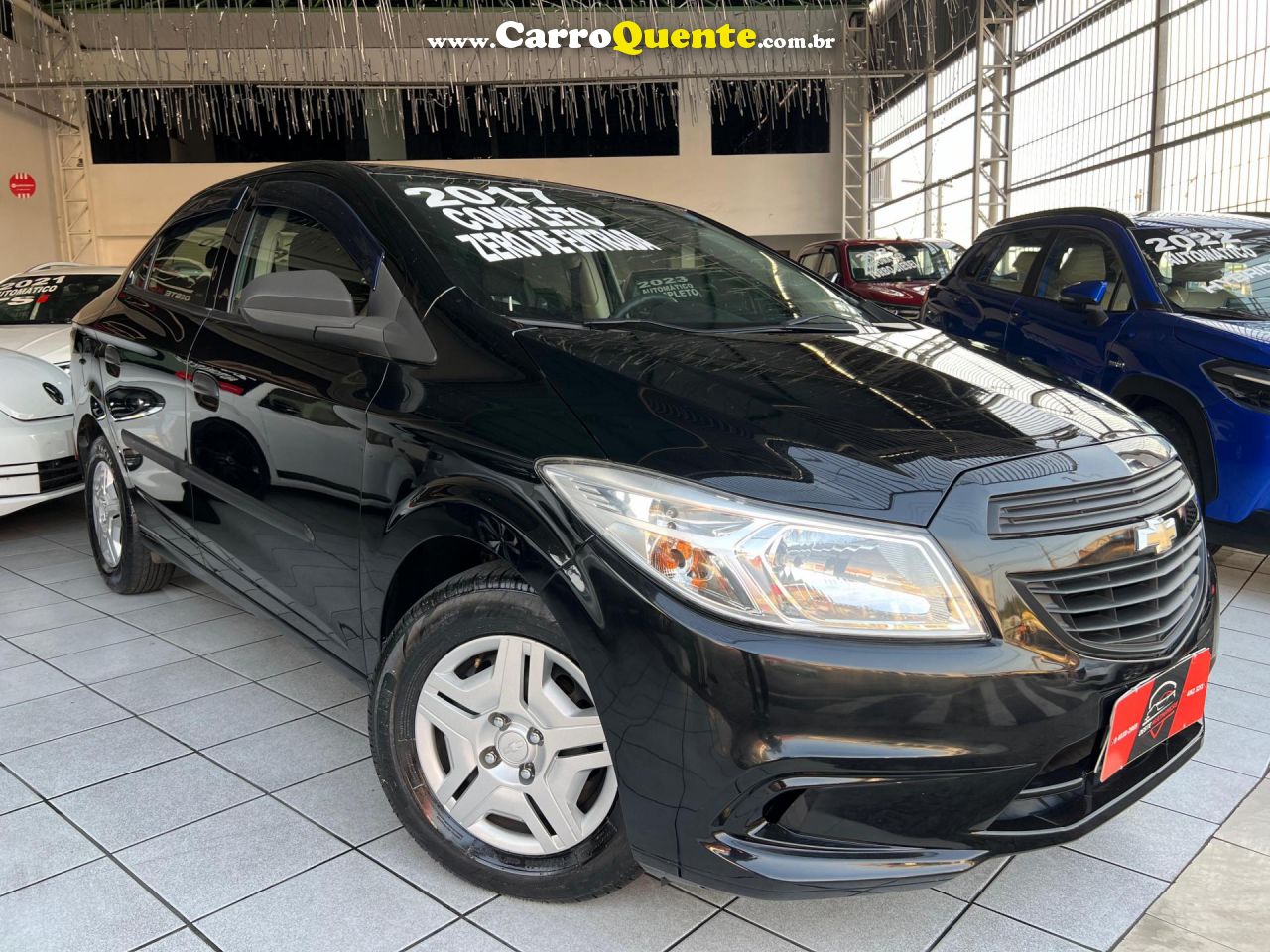 CHEVROLET   PRISMA SED. JOY LS 1.0 8V FLEXPOWER 4P   PRETO 2017 1.0 FLEX - Loja