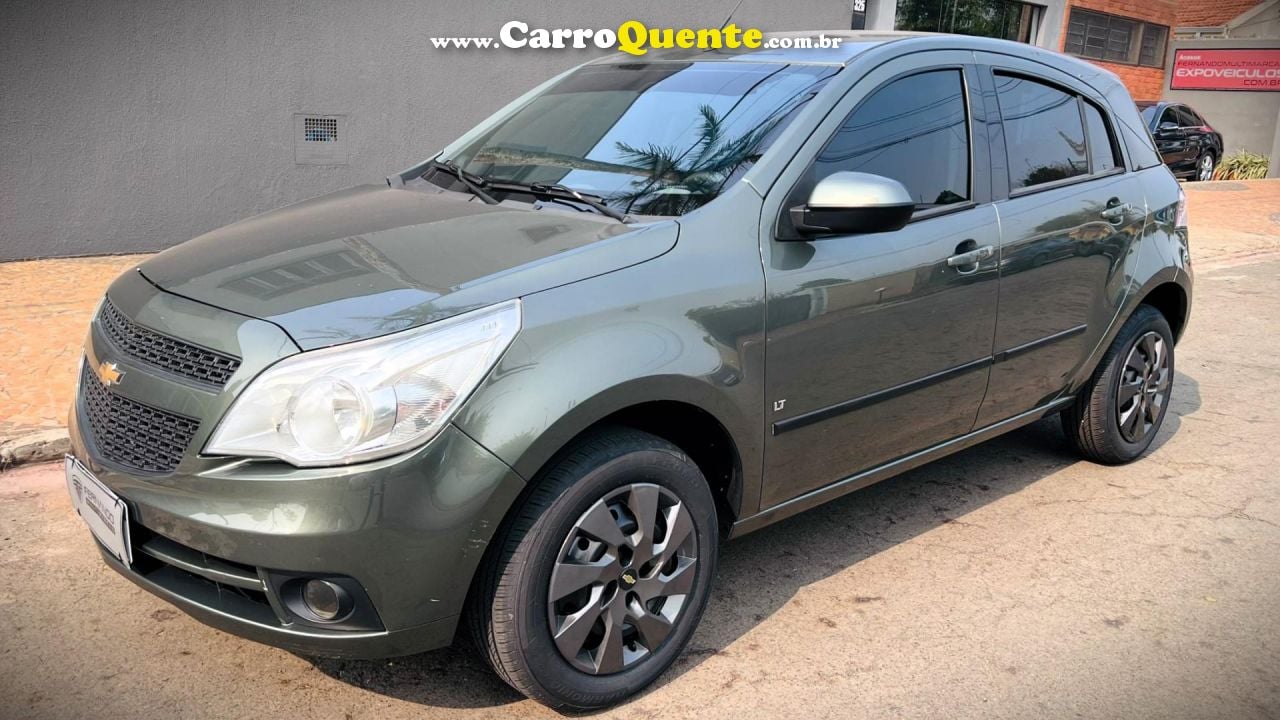 CHEVROLET   AGILE LT 1.4 MPFI 8V FLEXPOWER 5P   VERDE 2011 1.4 FLEX - Loja