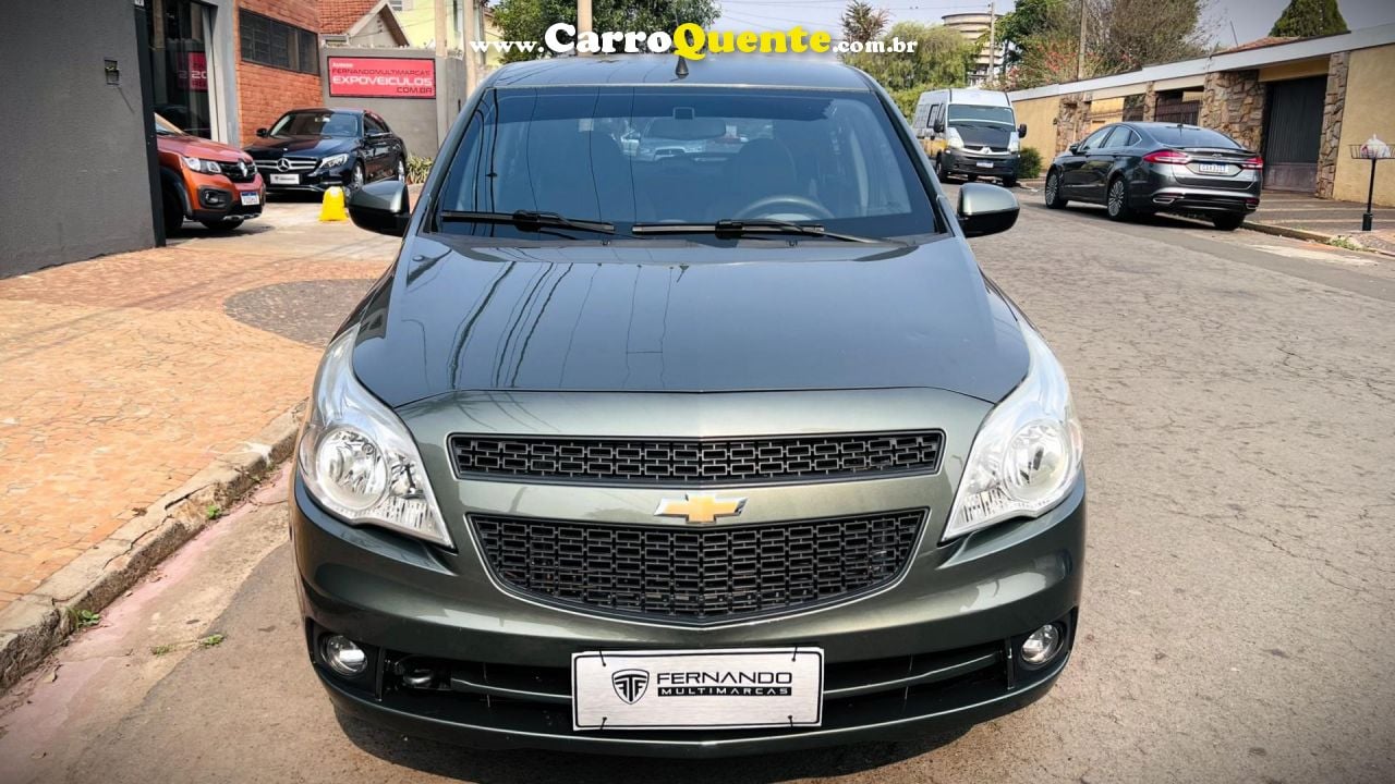 CHEVROLET   AGILE LT 1.4 MPFI 8V FLEXPOWER 5P   VERDE 2011 1.4 FLEX - Loja