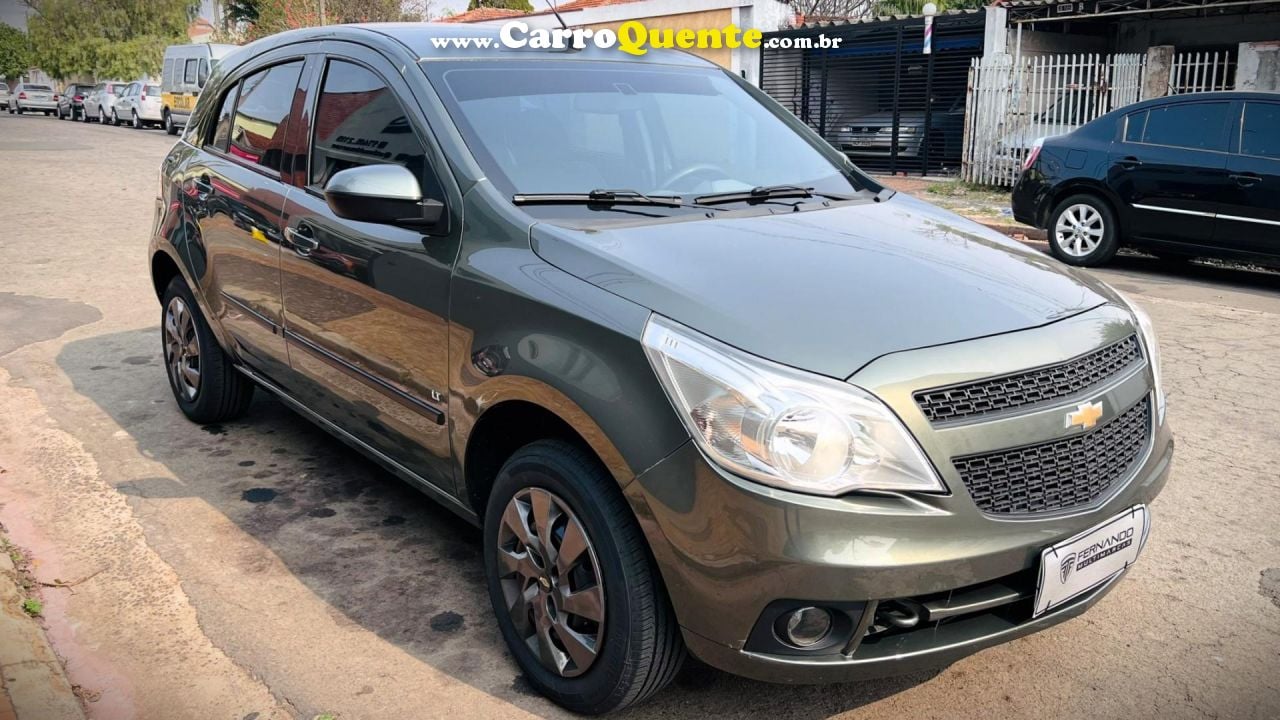 CHEVROLET   AGILE LT 1.4 MPFI 8V FLEXPOWER 5P   VERDE 2011 1.4 FLEX - Loja