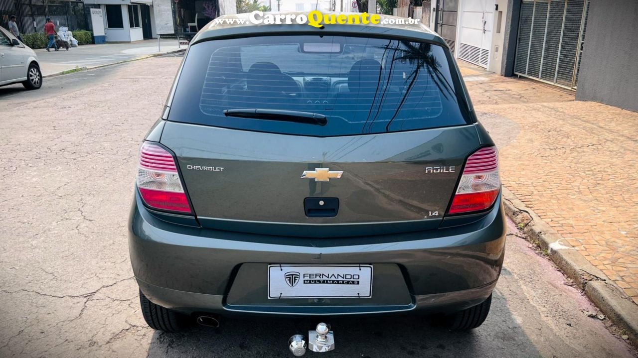 CHEVROLET   AGILE LT 1.4 MPFI 8V FLEXPOWER 5P   VERDE 2011 1.4 FLEX - Loja