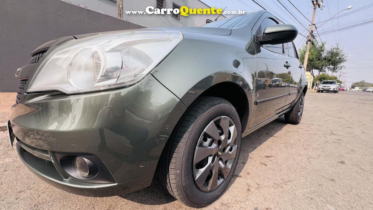 CHEVROLET   AGILE LT 1.4 MPFI 8V FLEXPOWER 5P   VERDE 2011 1.4 FLEX - Loja