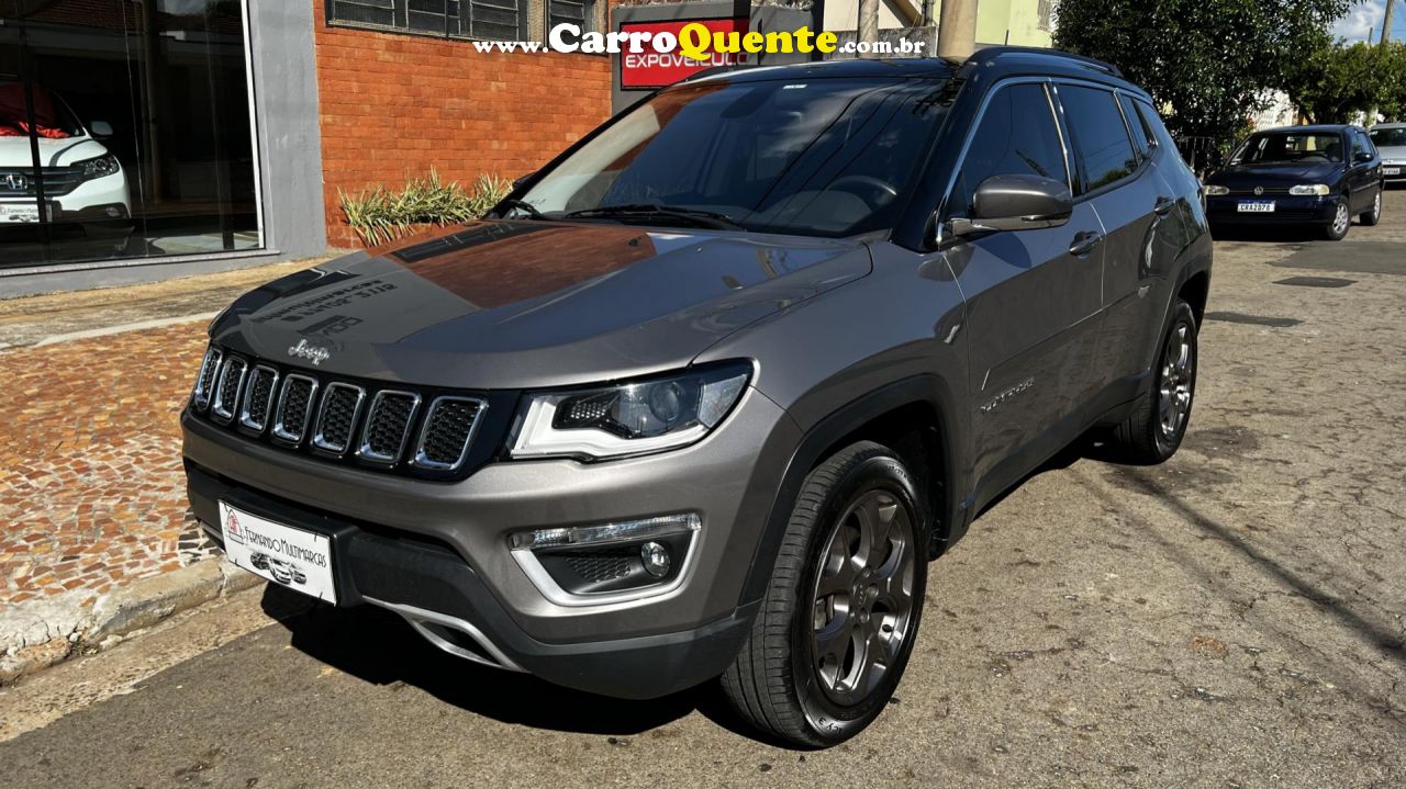 JEEP   COMPASS LIMITED 2.0 4X4 DIESEL 16V AUT.   CINZA 2018 2.0 DIESEL - Loja