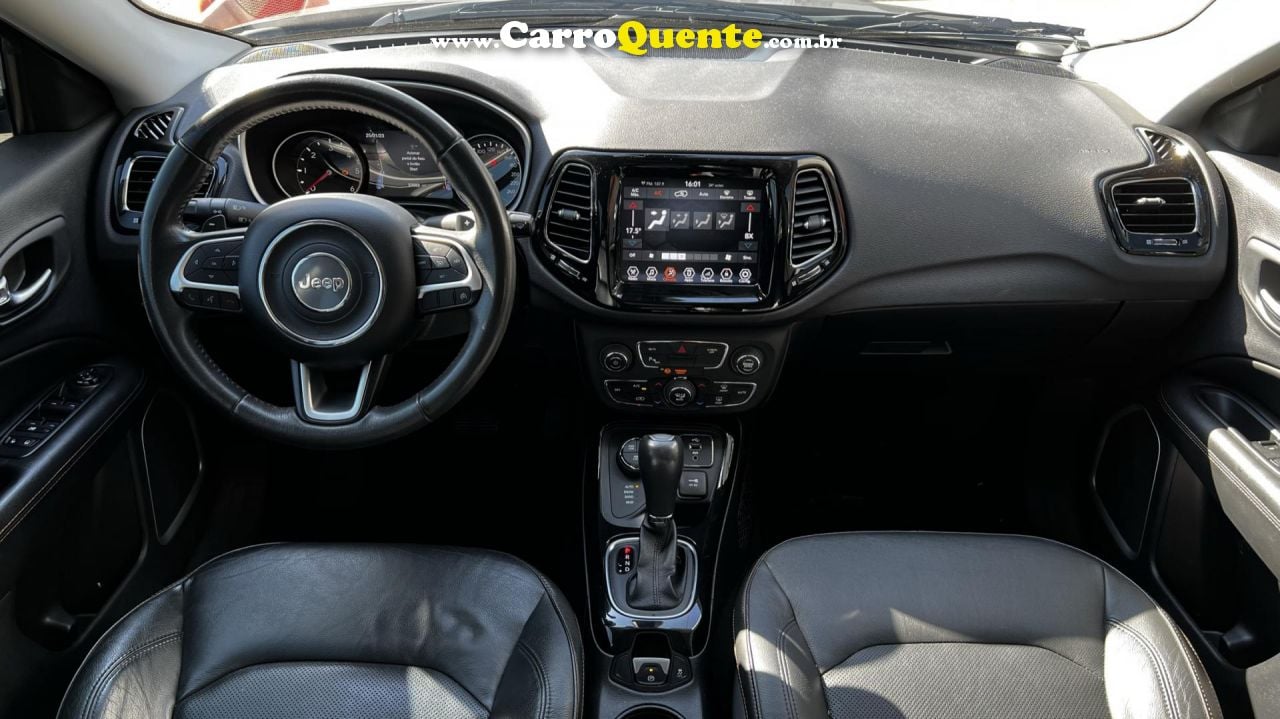 JEEP   COMPASS LIMITED 2.0 4X4 DIESEL 16V AUT.   CINZA 2018 2.0 DIESEL - Loja