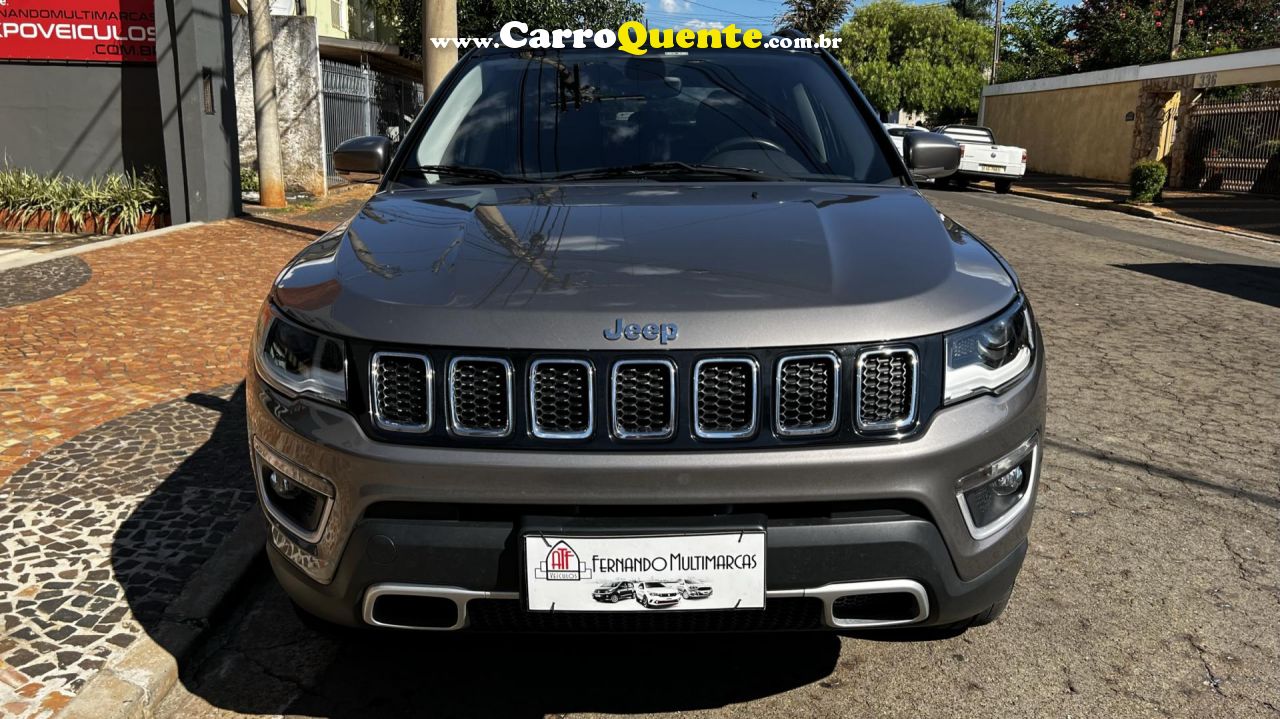 JEEP   COMPASS LIMITED 2.0 4X4 DIESEL 16V AUT.   CINZA 2018 2.0 DIESEL - Loja