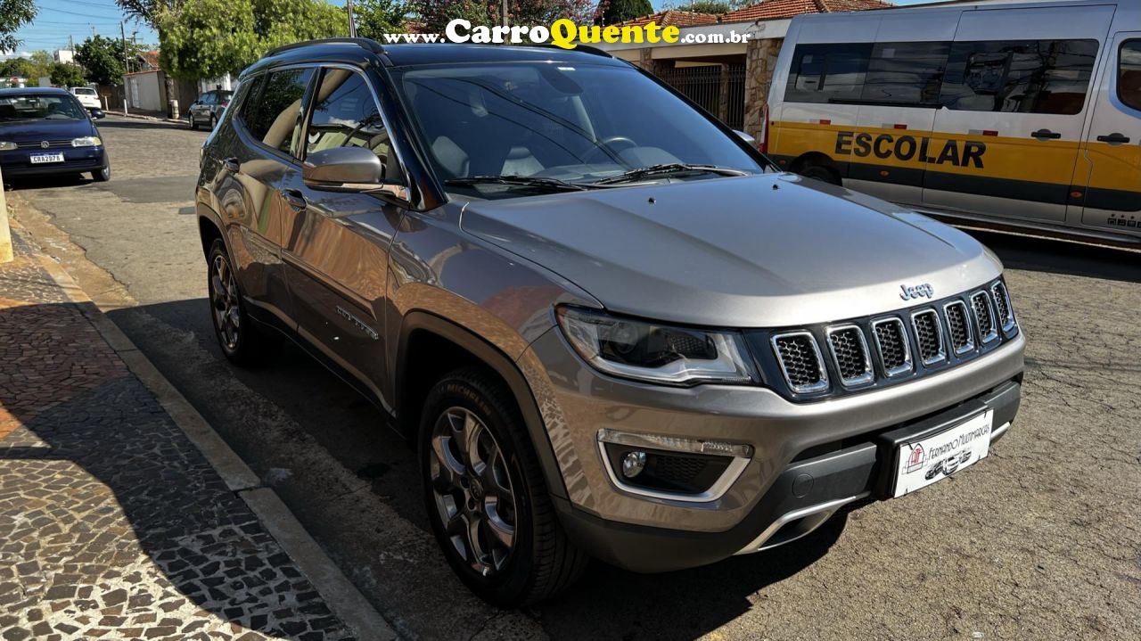 JEEP   COMPASS LIMITED 2.0 4X4 DIESEL 16V AUT.   CINZA 2018 2.0 DIESEL - Loja