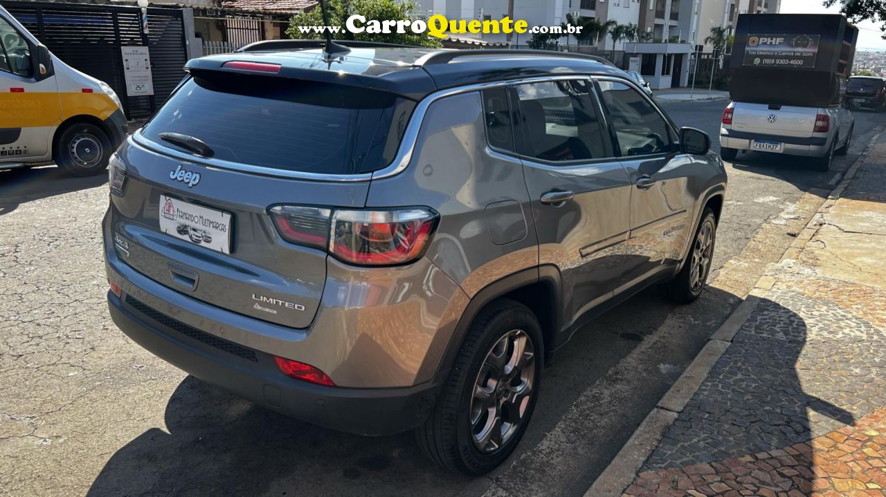 JEEP   COMPASS LIMITED 2.0 4X4 DIESEL 16V AUT.   CINZA 2018 2.0 DIESEL - Loja