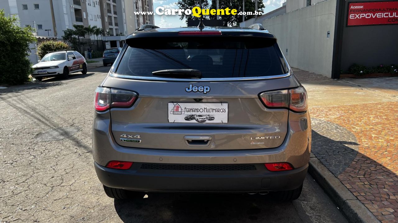 JEEP   COMPASS LIMITED 2.0 4X4 DIESEL 16V AUT.   CINZA 2018 2.0 DIESEL - Loja