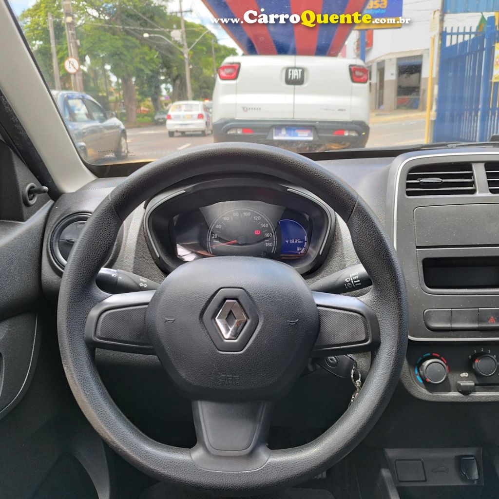 RENAULT   KWID LIFE 1.0 FLEX 12V 5P MEC.   BRANCO 2020 1.0 FLEX - Loja