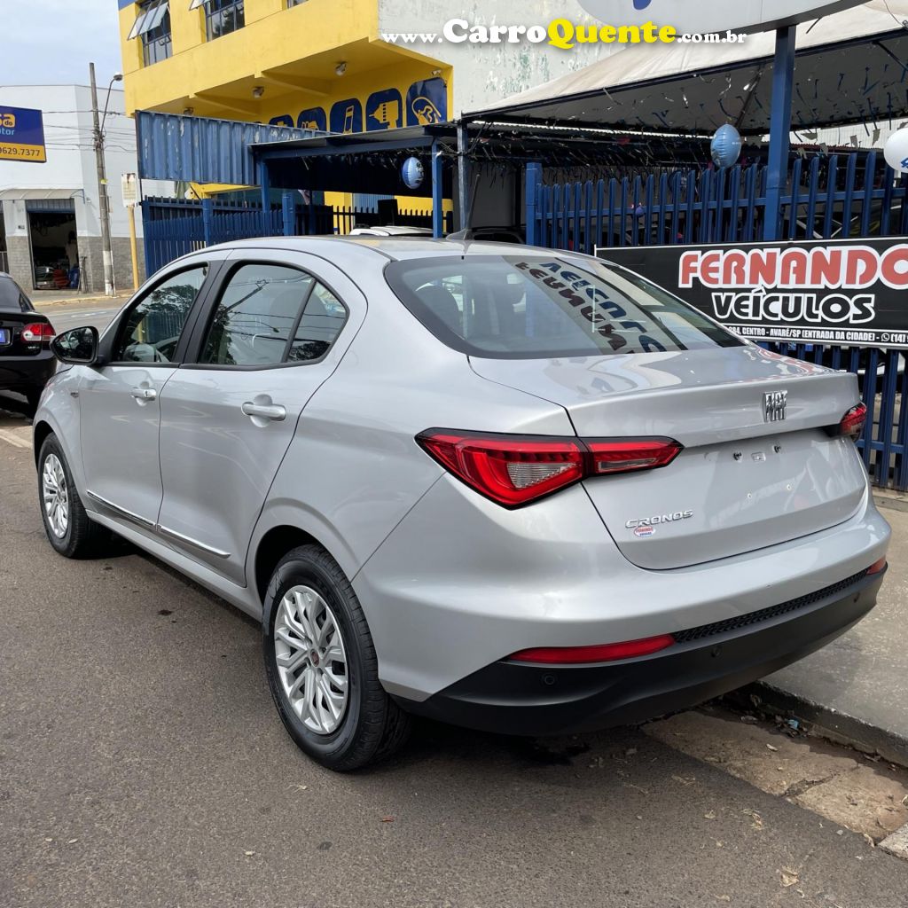 FIAT   CRONOS DRIVE 1.3 8V FLEX   PRATA 2020 1.3 FLEX - Loja