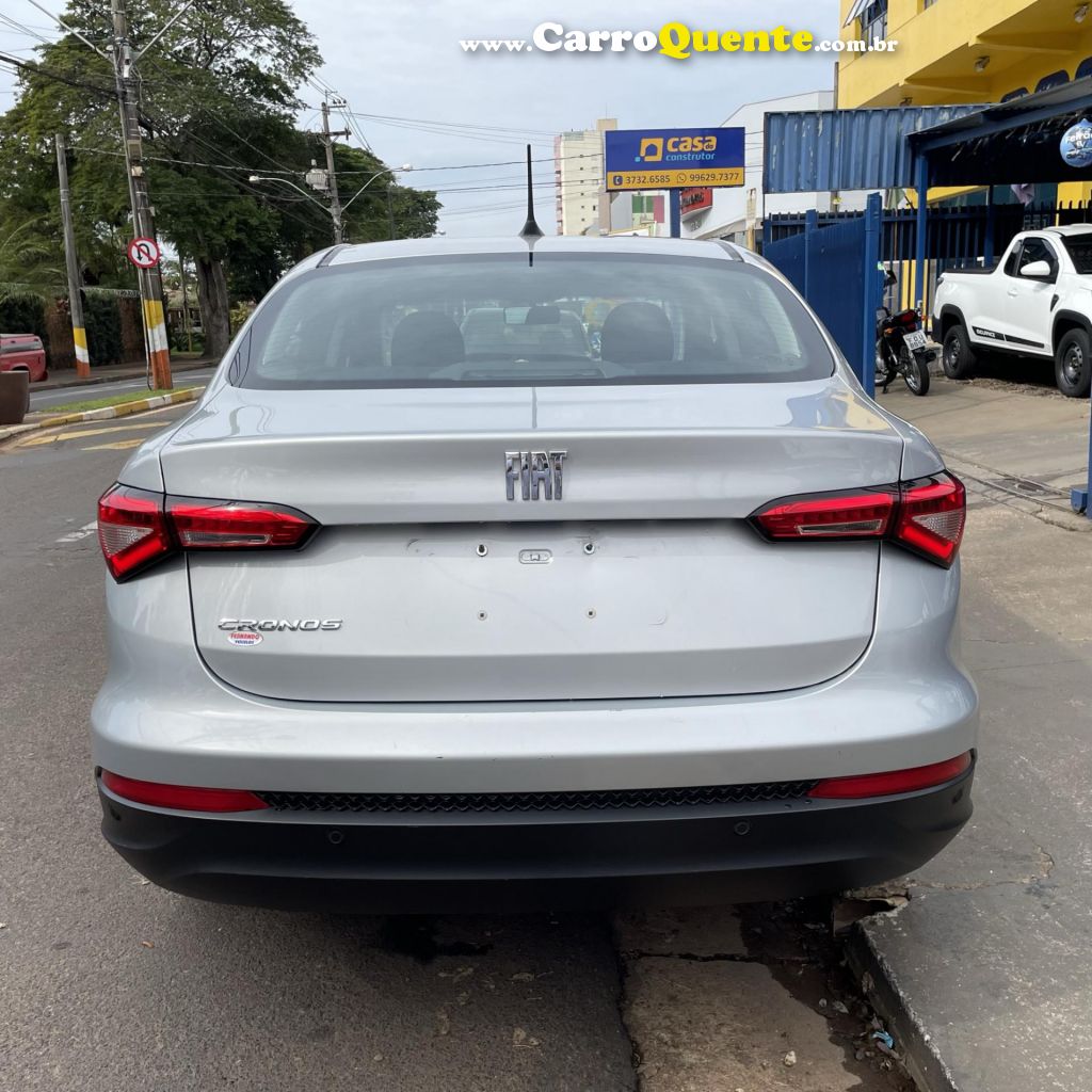 FIAT   CRONOS DRIVE 1.3 8V FLEX   PRATA 2020 1.3 FLEX - Loja