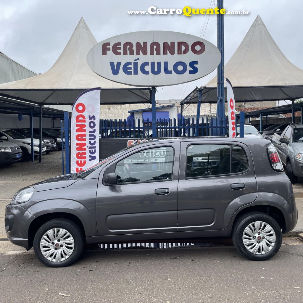 FIAT   UNO ATTRACTIVE 1.0 FIRE FLEX 8V 5P   CINZA 2021 1.0 FLEX - Loja