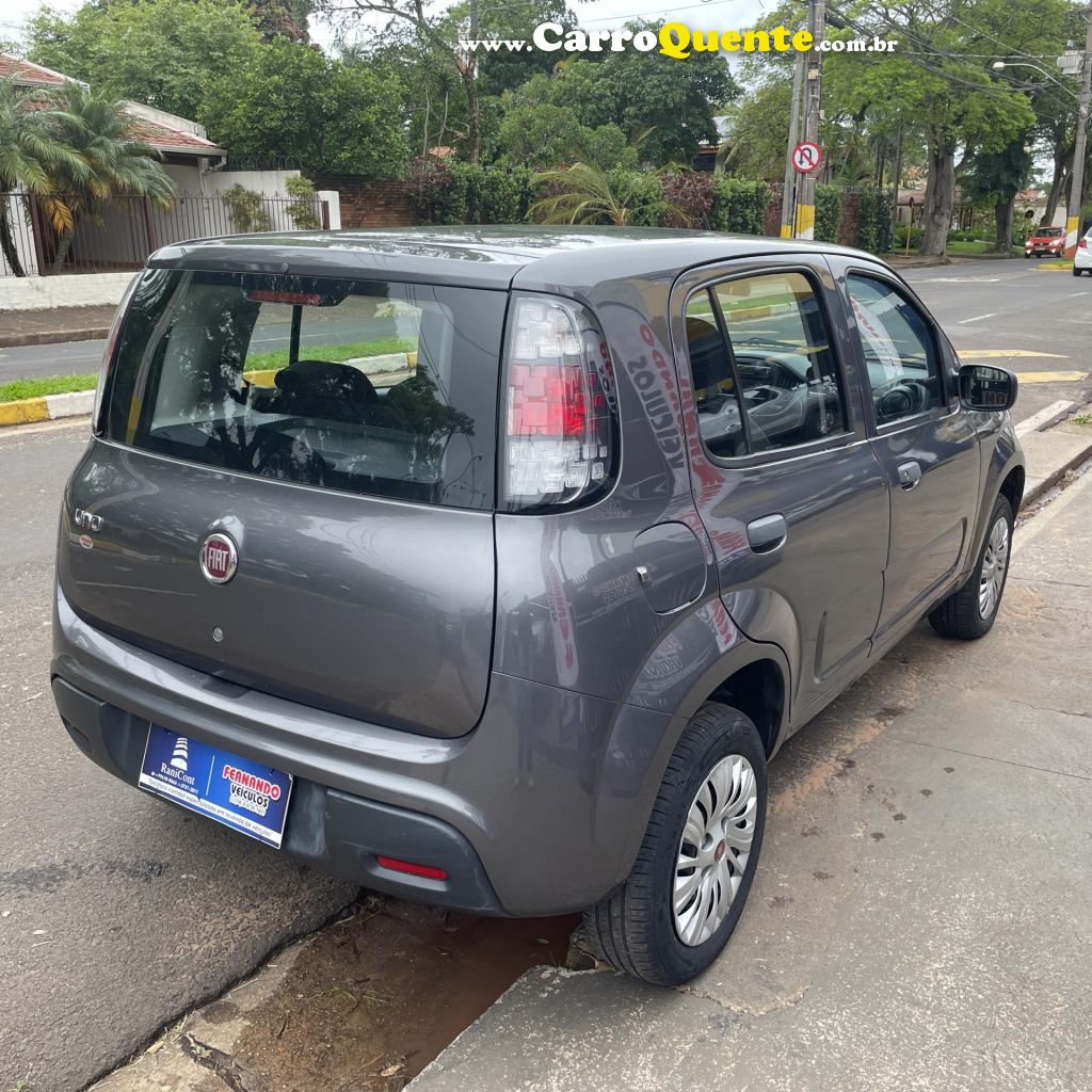 FIAT   UNO ATTRACTIVE 1.0 FIRE FLEX 8V 5P   CINZA 2021 1.0 FLEX - Loja