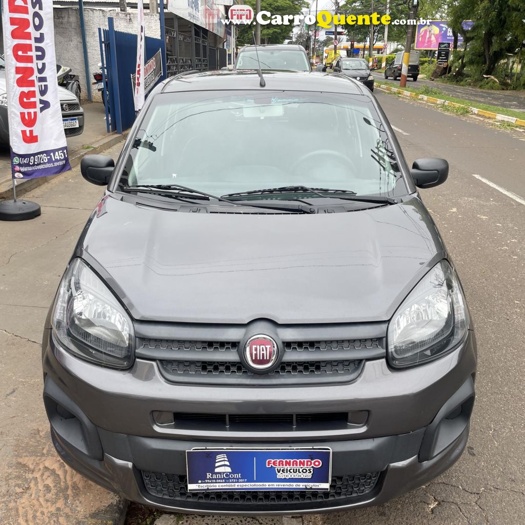 FIAT   UNO ATTRACTIVE 1.0 FIRE FLEX 8V 5P   CINZA 2021 1.0 FLEX - Loja