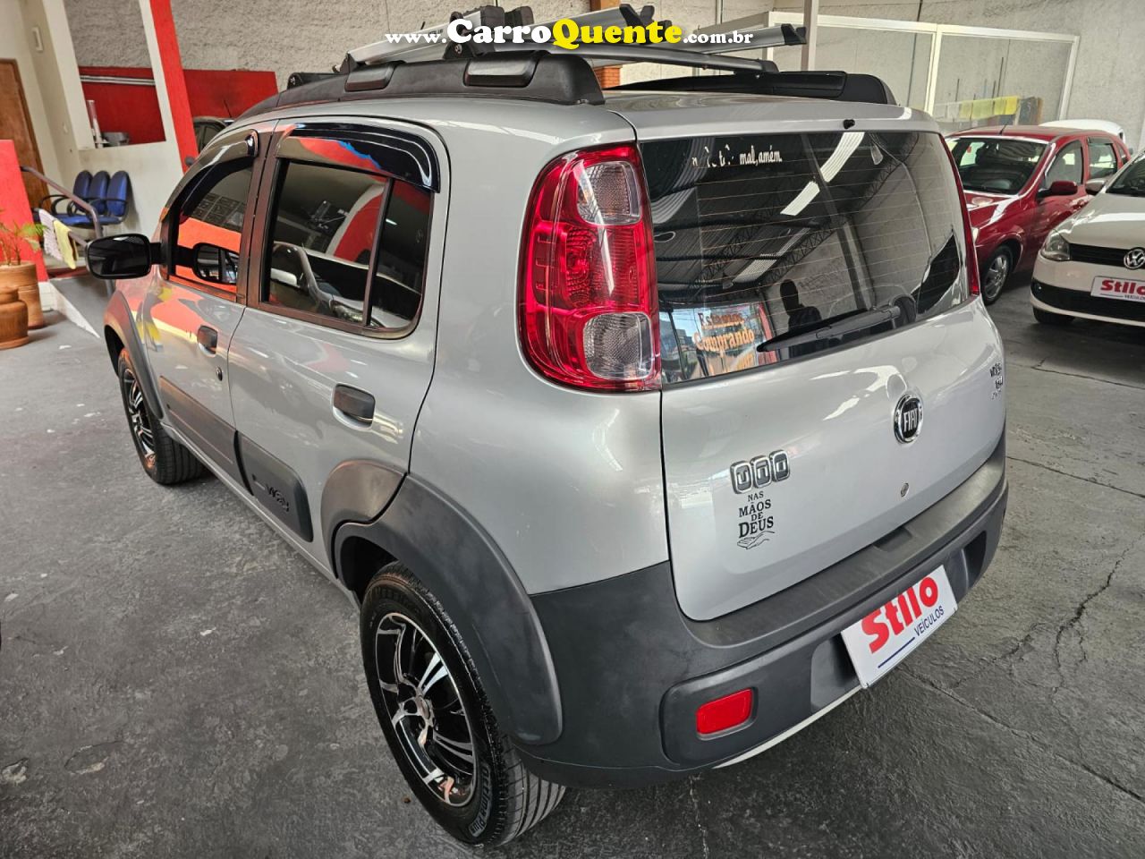 FIAT   UNO WAY 1.4 EVO FIRE FLEX 8V 5P   PRATA 2012 1.4 FLEX - Loja