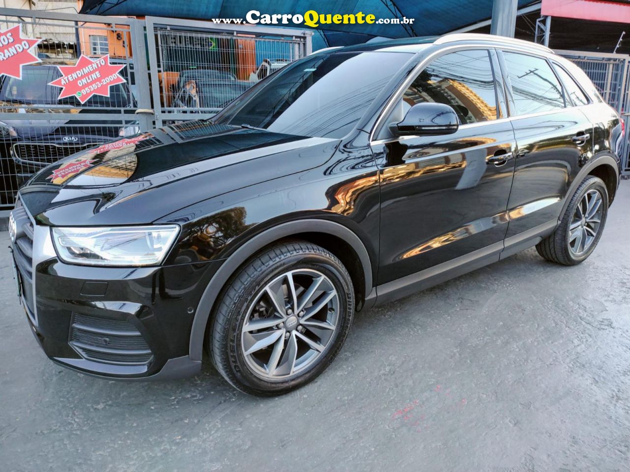 AUDI   Q3 2.0 TFSI QUAT. 170180CV S-TRONIC 5P   PRETO 2018 2.0 GASOLINA - Loja