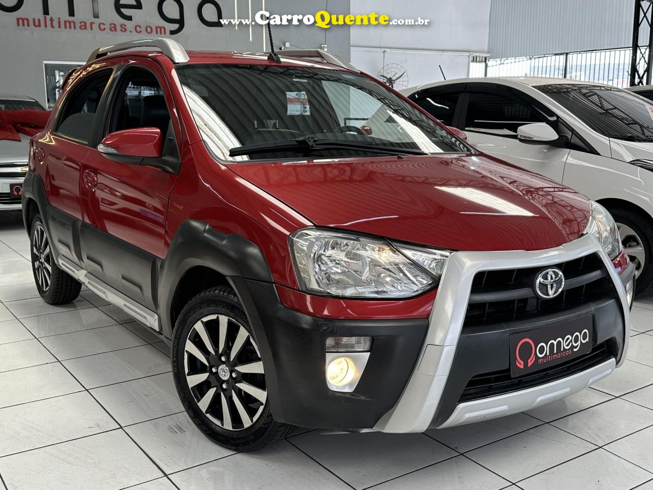 TOYOTA   ETIOS CROSS 1.5 FLEX 16V 5P AUT.   VERMELHO 2017 1.5 FLEX - Loja