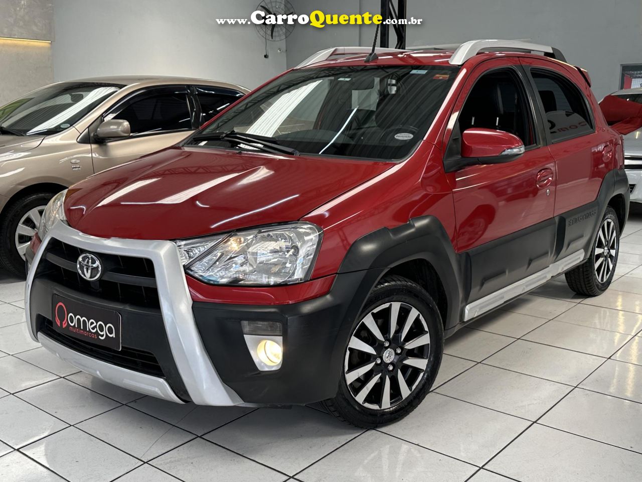 TOYOTA   ETIOS CROSS 1.5 FLEX 16V 5P AUT.   VERMELHO 2017 1.5 FLEX - Loja