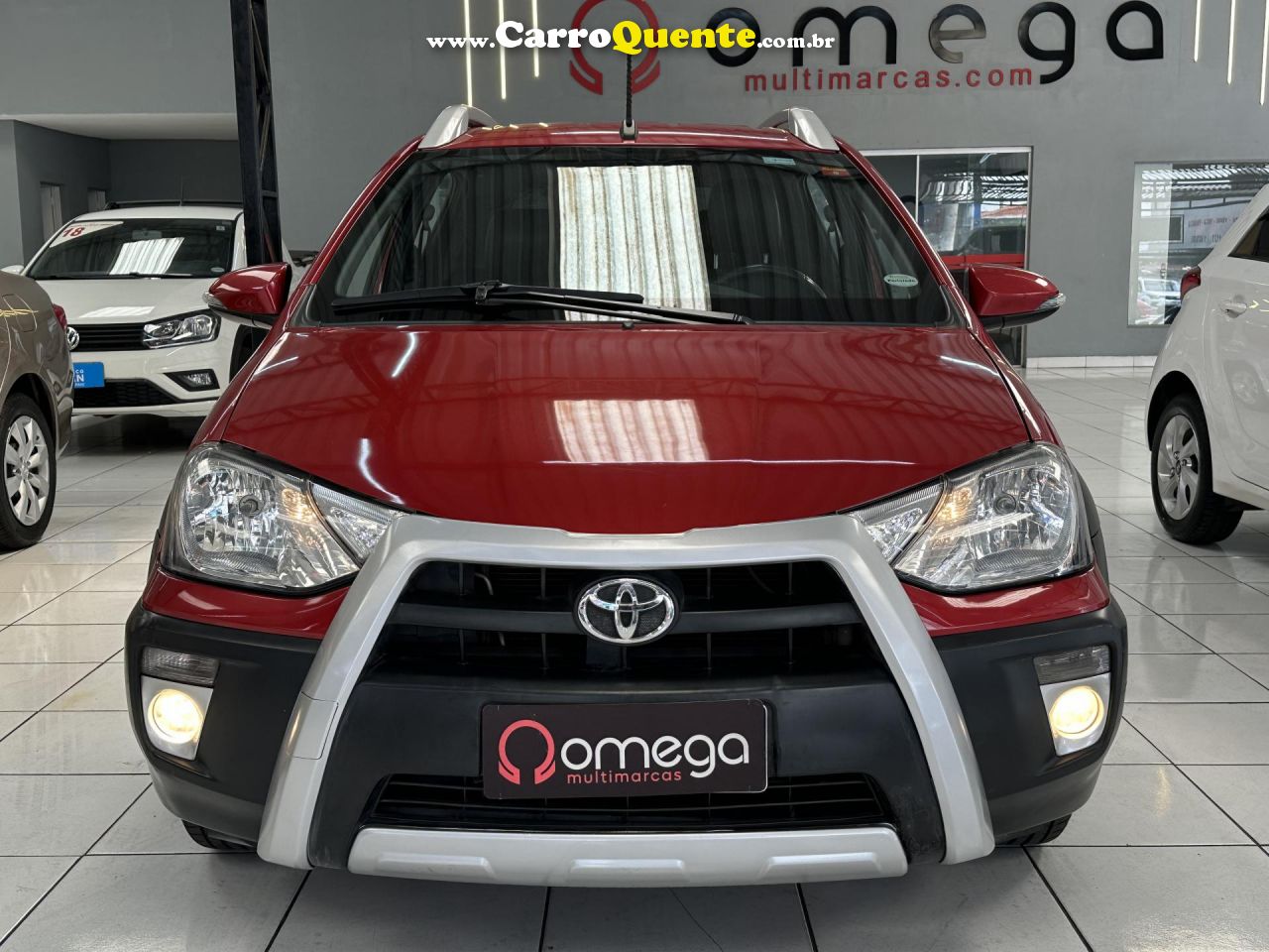 TOYOTA   ETIOS CROSS 1.5 FLEX 16V 5P AUT.   VERMELHO 2017 1.5 FLEX - Loja