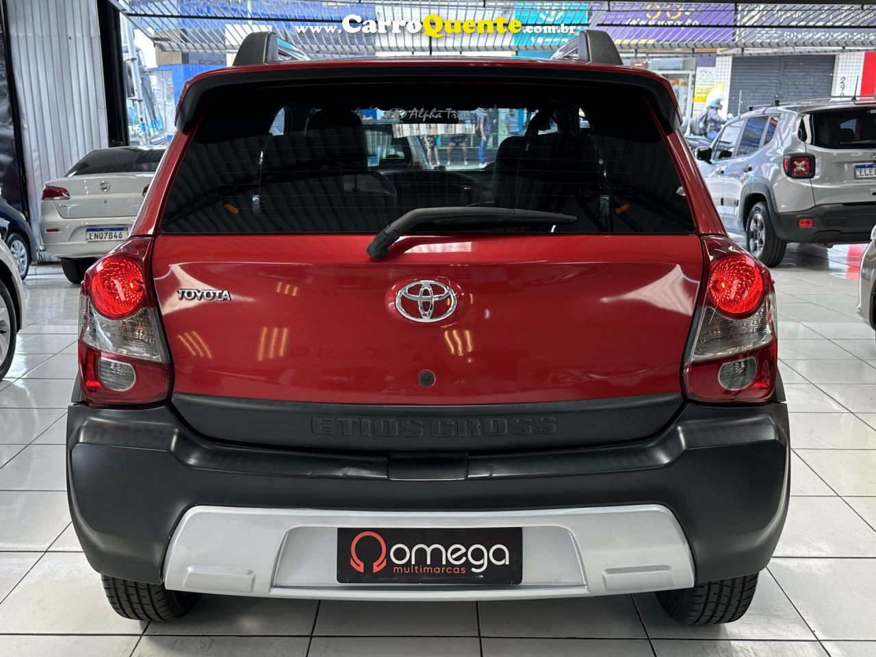 TOYOTA   ETIOS CROSS 1.5 FLEX 16V 5P AUT.   VERMELHO 2017 1.5 FLEX - Loja