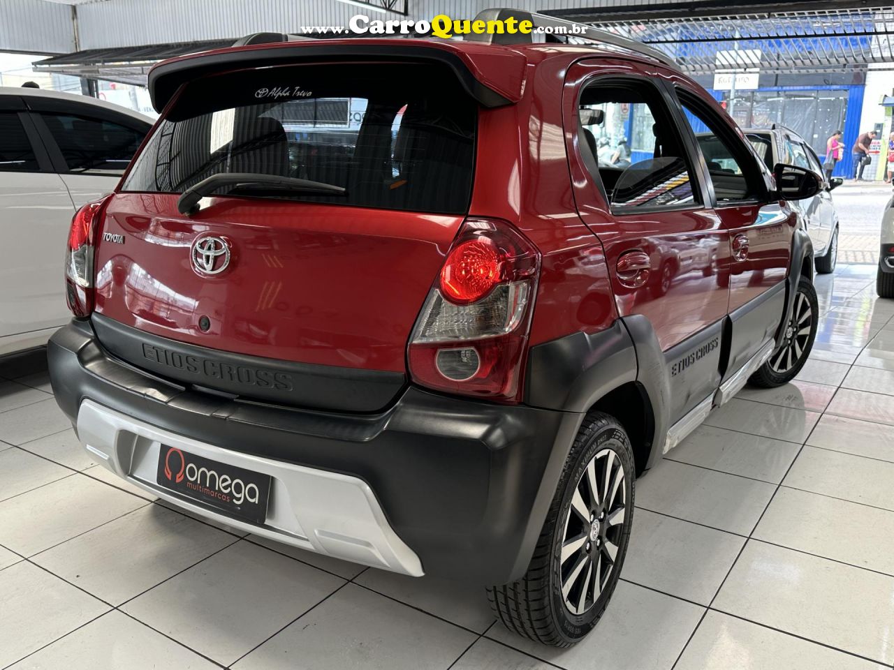 TOYOTA   ETIOS CROSS 1.5 FLEX 16V 5P AUT.   VERMELHO 2017 1.5 FLEX - Loja