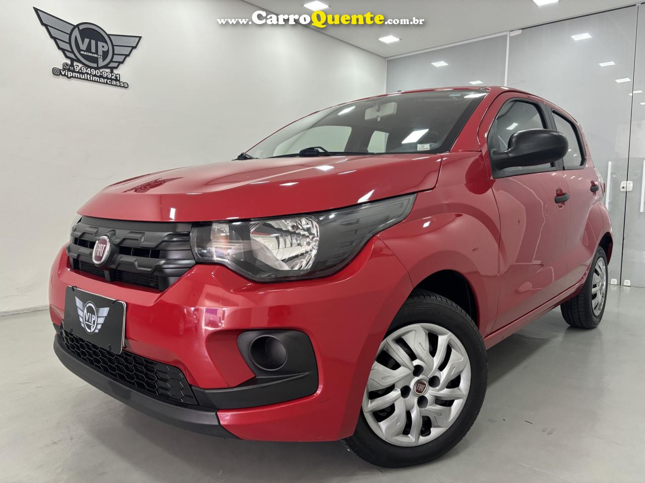 FIAT   MOBI LIKE 1.0 FIRE FLEX 5P.   VERMELHO 2019 1.0 FLEX - Loja