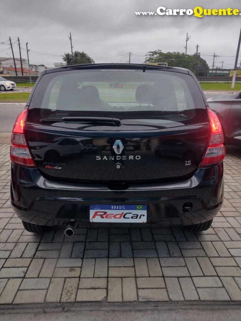 RENAULT   SANDERO PRIVILÈGE HI-FLEX 1.6 16V 5P AUT   PRETO 2013 1.6 FLEX - Loja