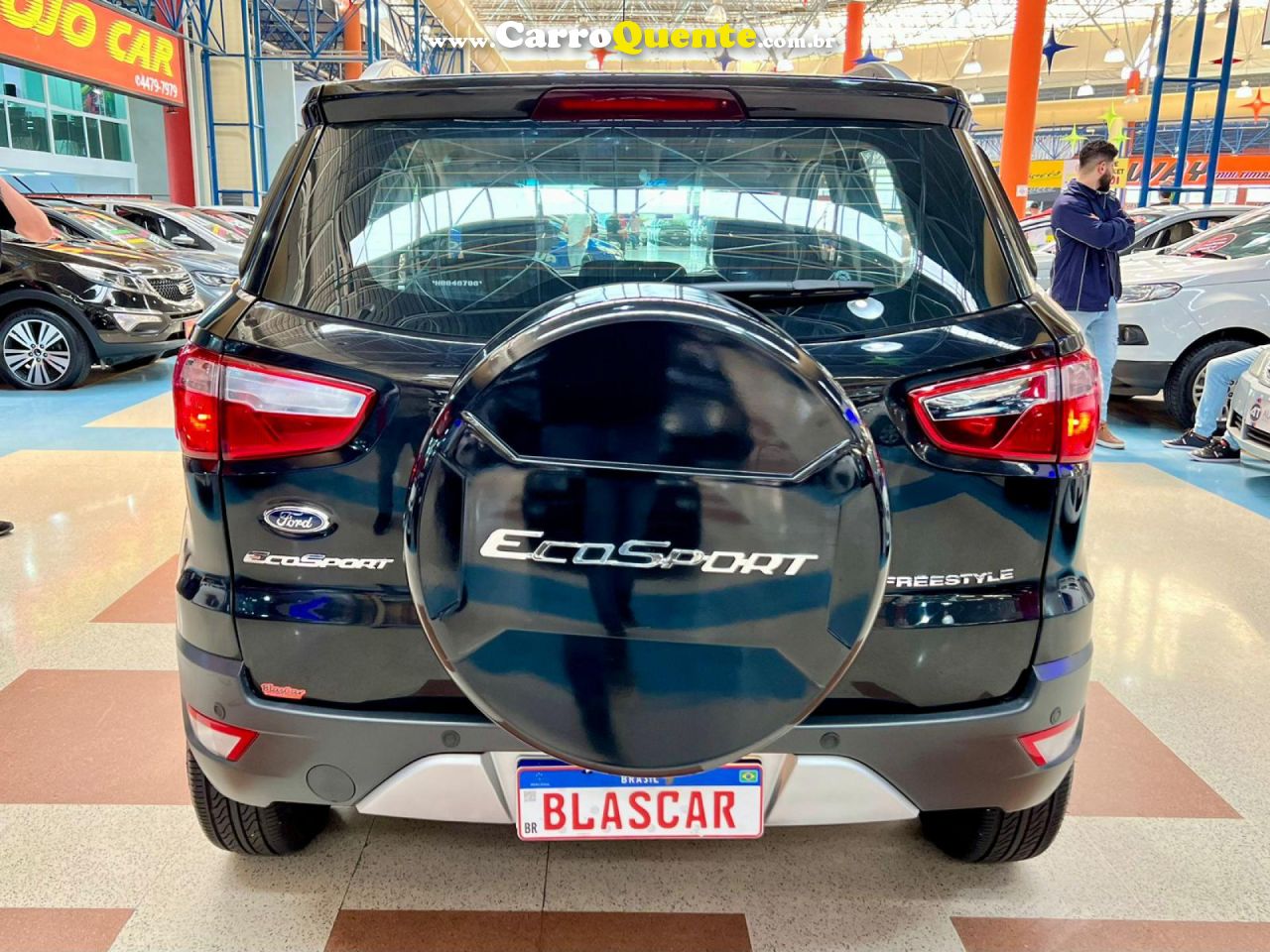 FORD   ECOSPORT FREESTYLE 1.6 16V FLEX 5P AUT.   PRETO 2017 1.6 FLEX - Loja