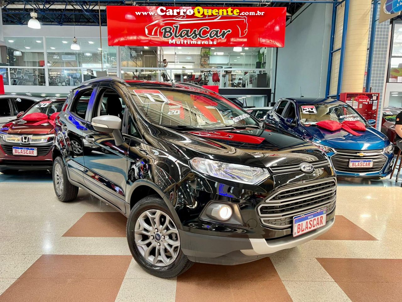 FORD   ECOSPORT FREESTYLE 1.6 16V FLEX 5P AUT.   PRETO 2017 1.6 FLEX - Loja