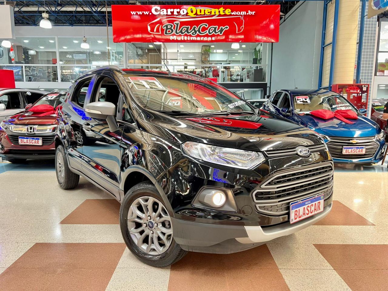 FORD   ECOSPORT FREESTYLE 1.6 16V FLEX 5P AUT.   PRETO 2017 1.6 FLEX - Loja