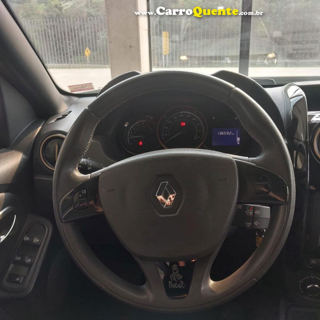 RENAULT   DUSTER DAKAR 4X2 1.6 HI-FLEX 16V MEC.   BRANCO 2016 1.6 FLEX - Loja