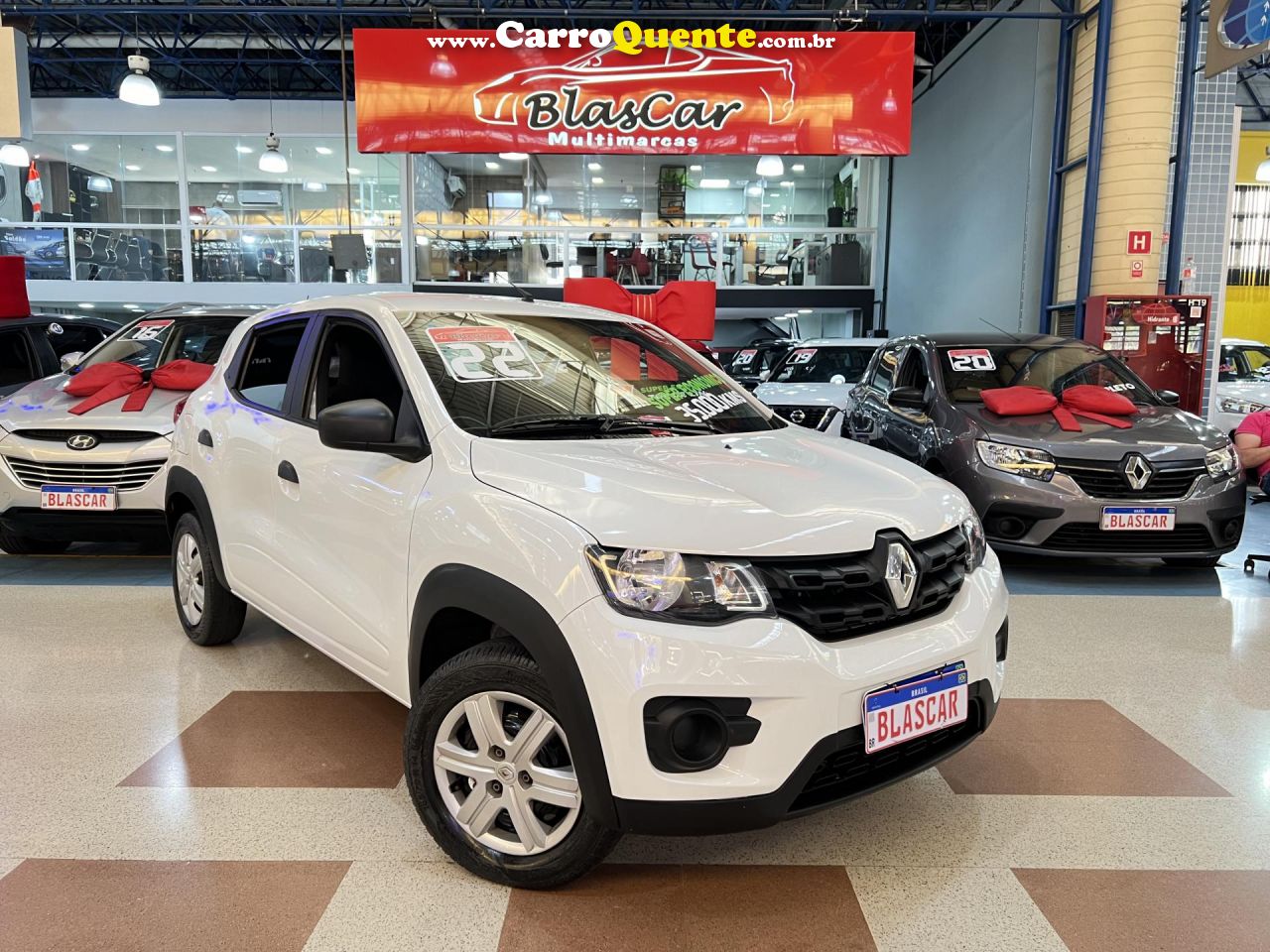 RENAULT   KWID ZEN 1.0 FLEX 12V 5P MEC.   BRANCO 2022 1.0 FLEX - Loja