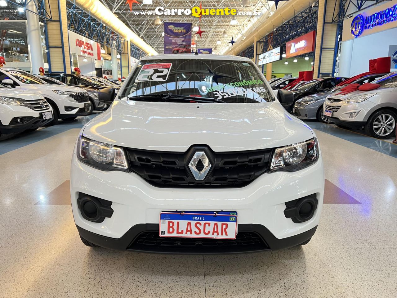 RENAULT   KWID ZEN 1.0 FLEX 12V 5P MEC.   BRANCO 2022 1.0 FLEX - Loja